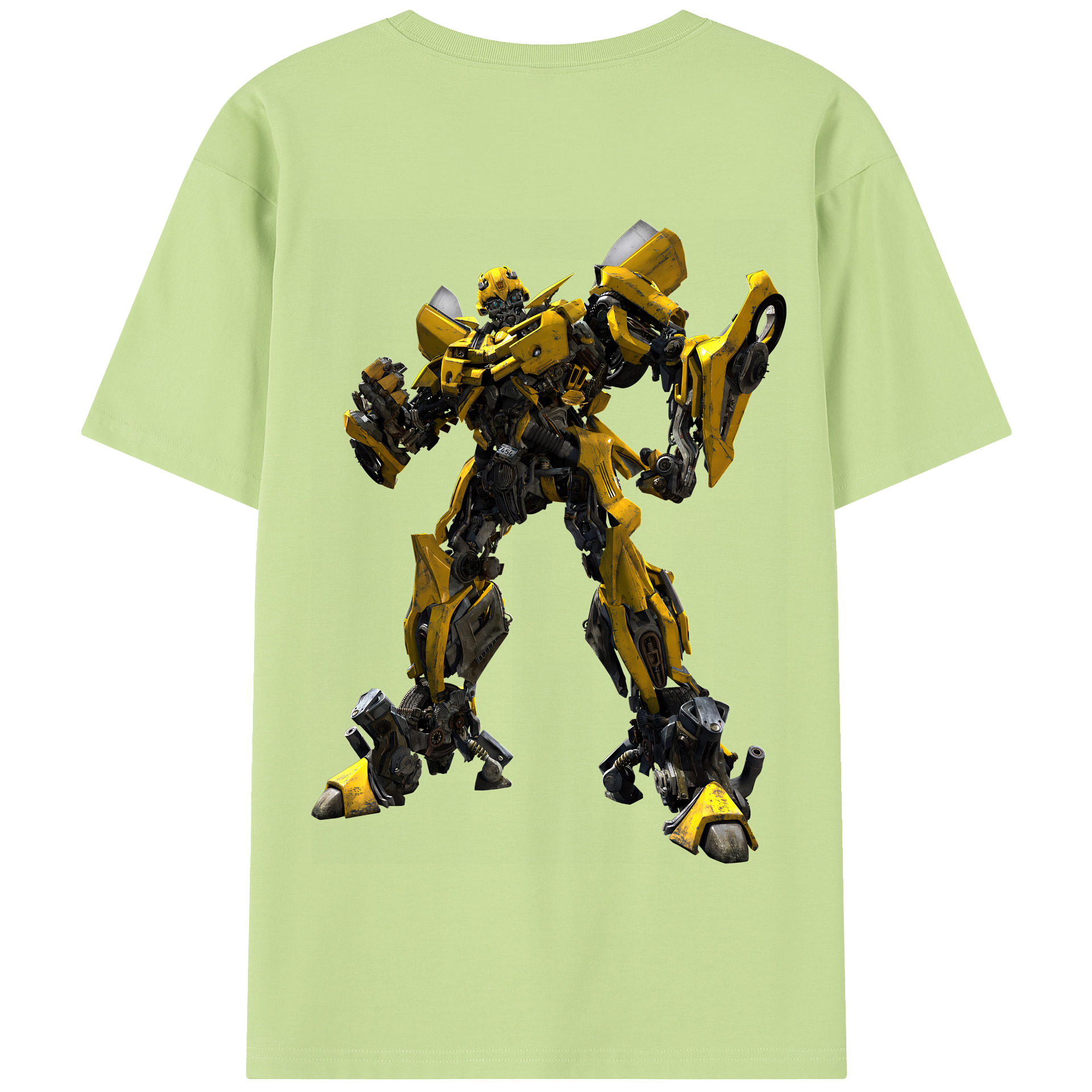 （画像用） Transformers トランスフォーマー 綿100％半袖Tシャツ（背面プリント）